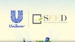 Unilever and SEED logos side by side, highlighting a partnership on social entrepreneurship and development.