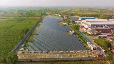 Solar Panels in a field