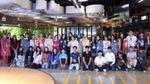 Group picture at Unilever Head Office with all the kids.