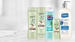 Bottles of Suave beauty products with PETA’s cruelty-free logo printed on packs