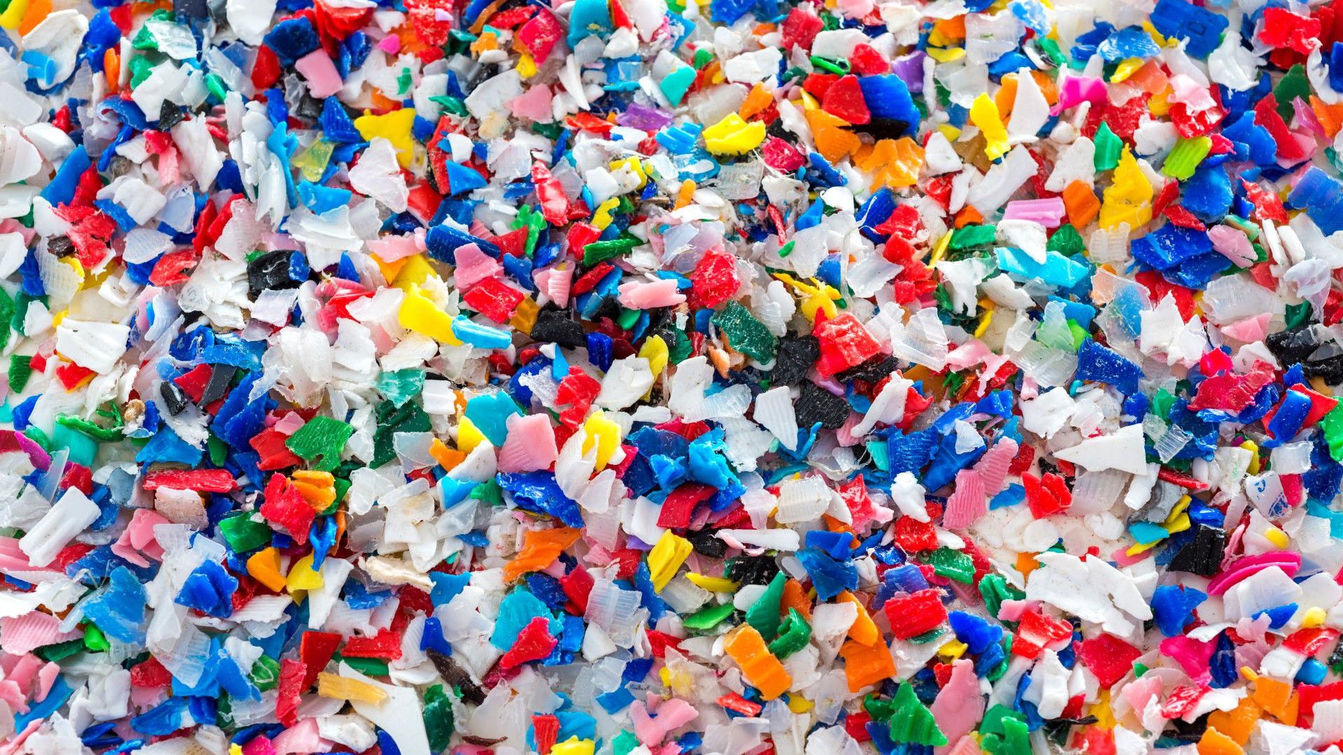 Piles of plastic