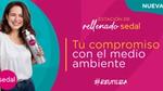 Sedal advertisement with text that reads “Your commitment to the environment #Reuse”.